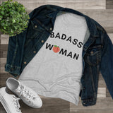 Badass Woman Women's Triblend Tee