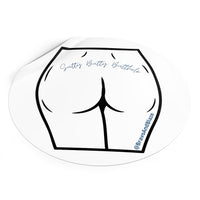 Bravo TV RHOBH Sutty Butty Butthole Round Vinyl Stickers