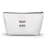 Bravo & Blaze Stash Bag Accessory Pouch w T-bottom