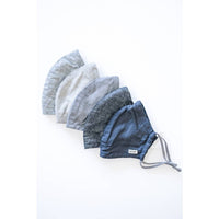 Organic Hemp Blend Reusable & Adjustable Face Mask (Chambray)