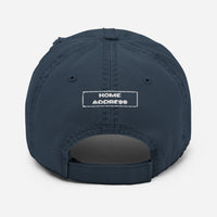 Southern Hospitality Home Address Distressed Dad Hat