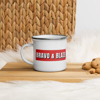 Bravo & Blaze Enamel Mug