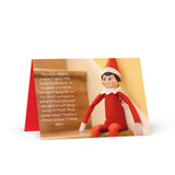Fat F*cking Elf On The Shelf Husband Greeting card