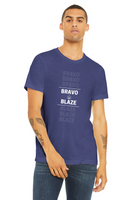 Bravo & Blaze College Triblend Unisex Crewneck T-shirt