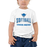 Softball Cheer Squad Toddler Short Sleeve Tee