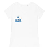Softball Cheer Squad Women’s fitted v-neck t-shirt
