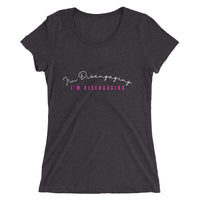 Bravo TV RHOSLC I'm Disengaging Ladies' short sleeve t-shirt